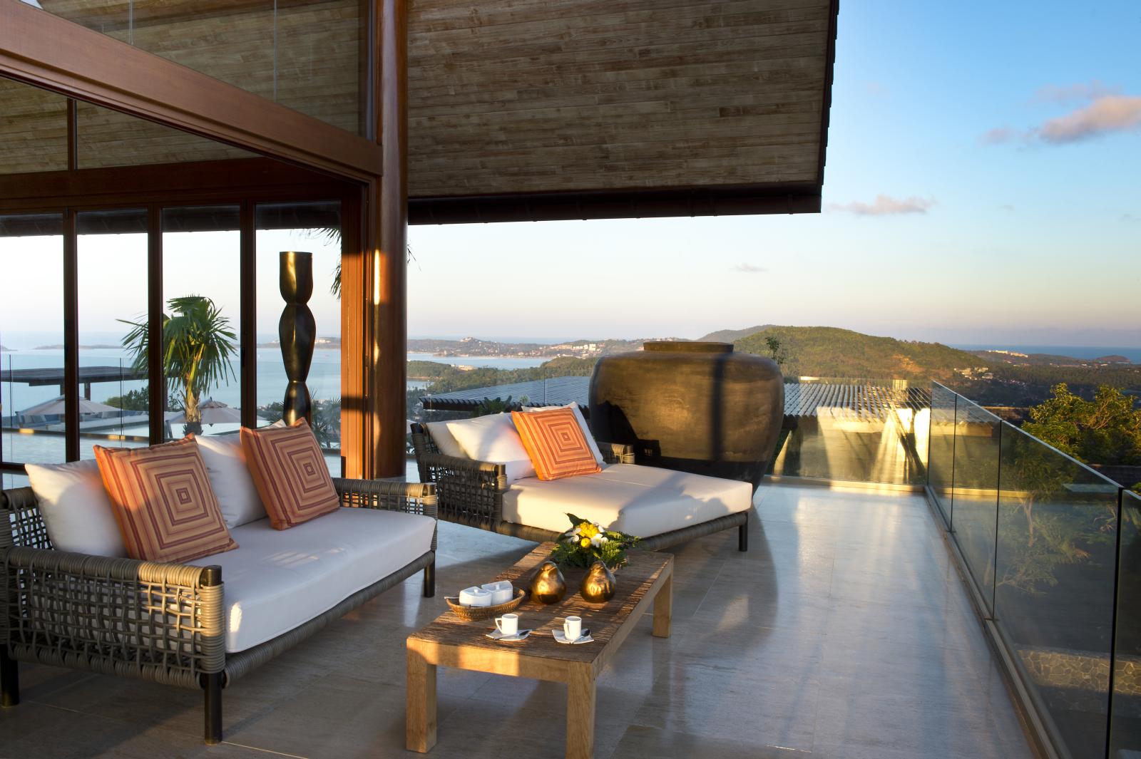 terrace of praana residence, thailand