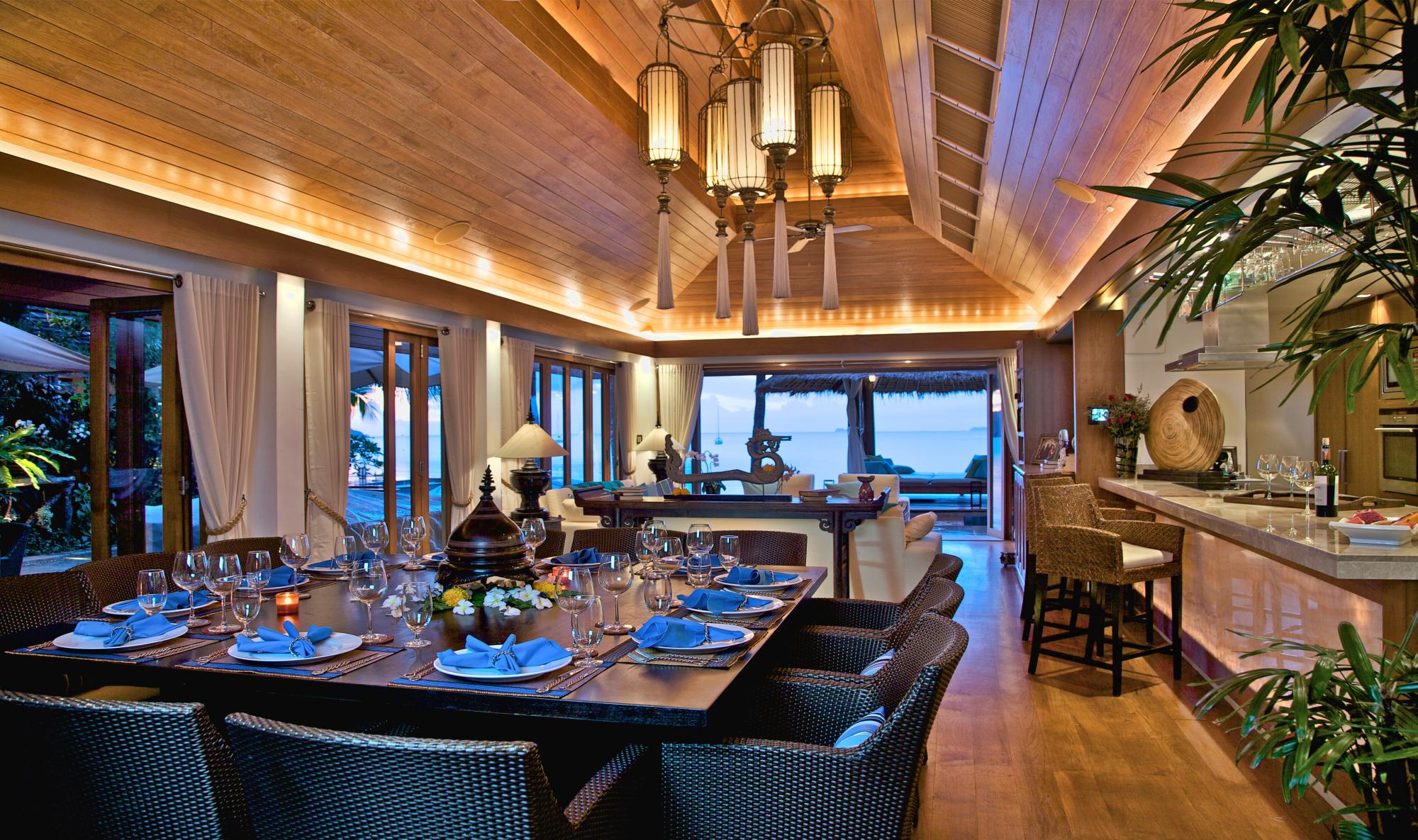 Indoor dining in Upni Dunyia, Thailand