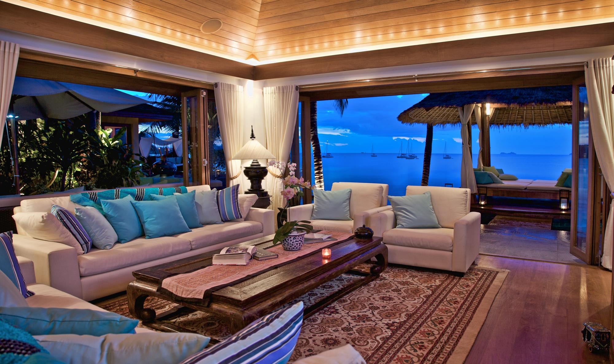 Living room in Upni Dunyia, Thailand