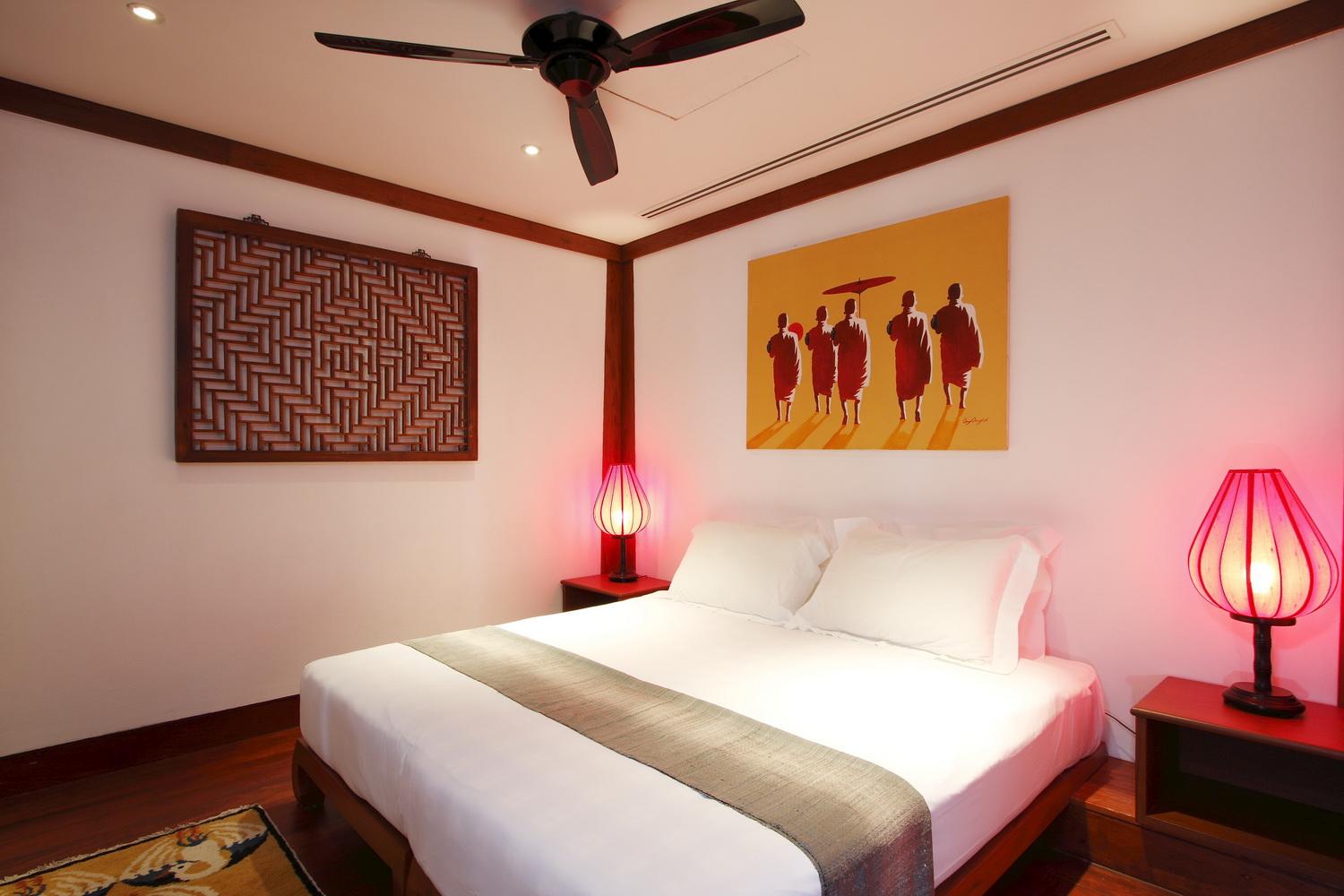 double bedroom within Villa Laemson, Thailand