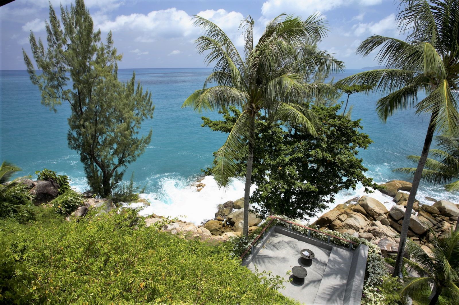 Ocean view at Villa Laemson on the island of Phuket in Thailand