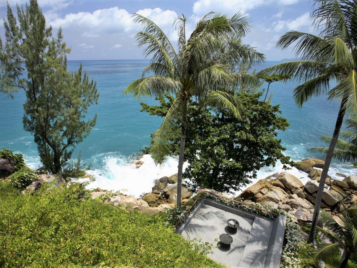 Ocean view at Villa Laemson on the island of Phuket in Thailand