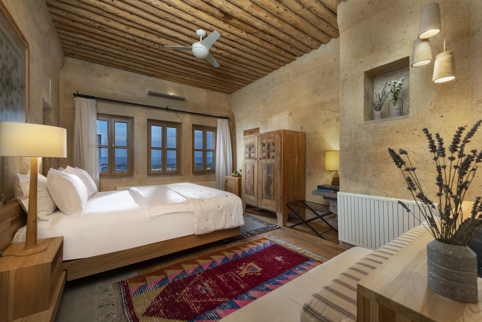 Guest room in the Argos in Cappadocia hotel Turkey