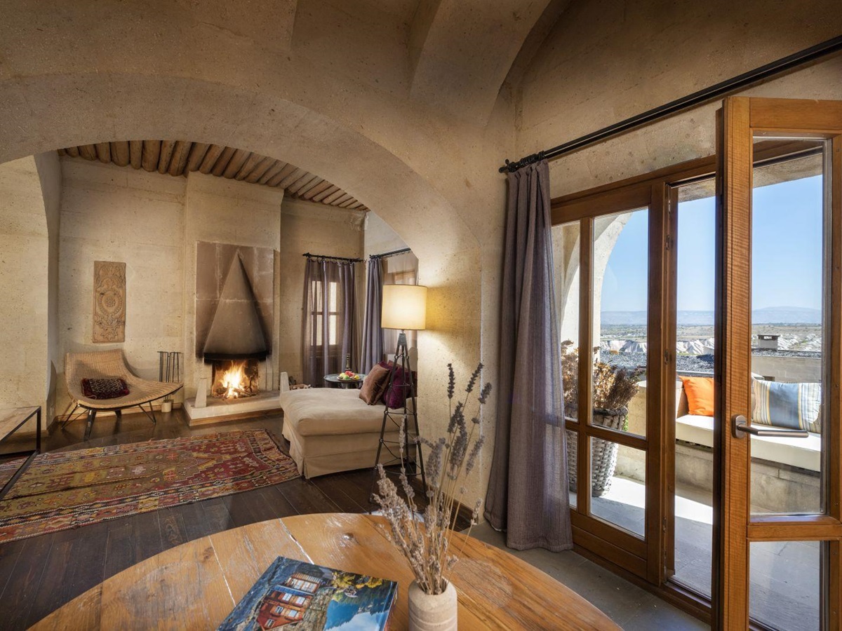 Suite with terrace at the Argos in Cappadocia hotel Turkey