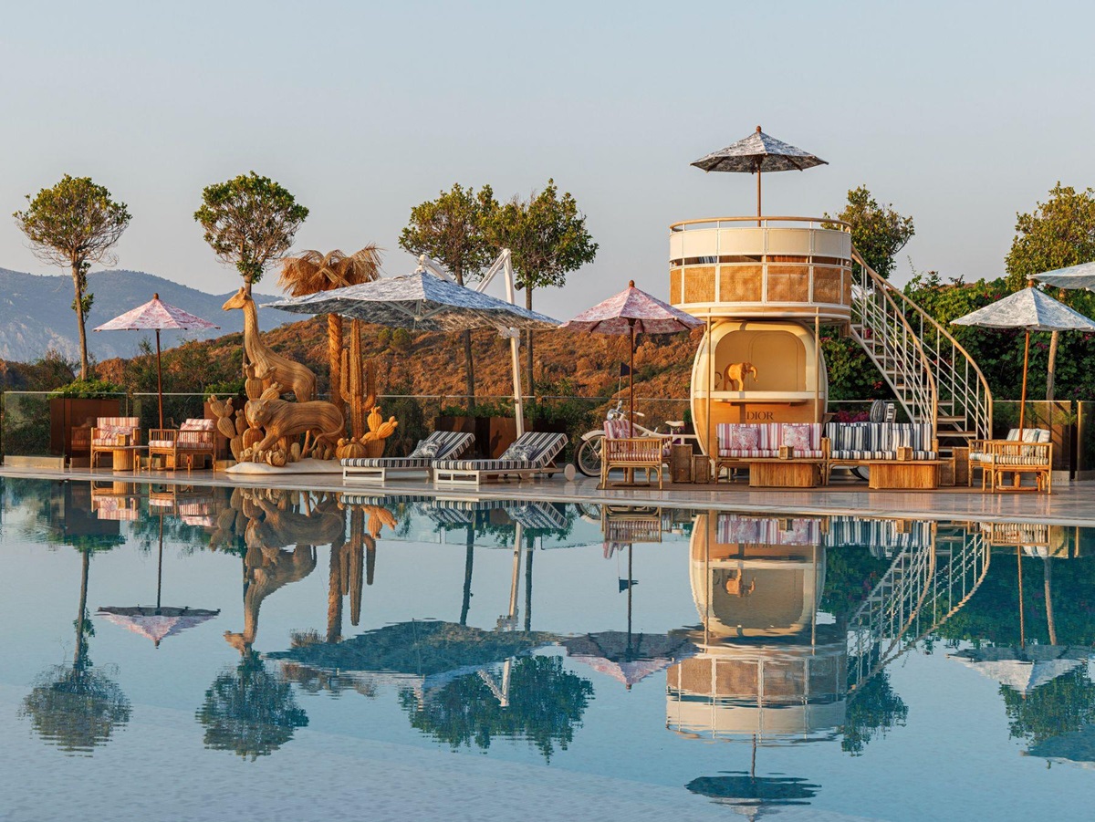 Dior swimming pool at D-Maris Bay in Turkey