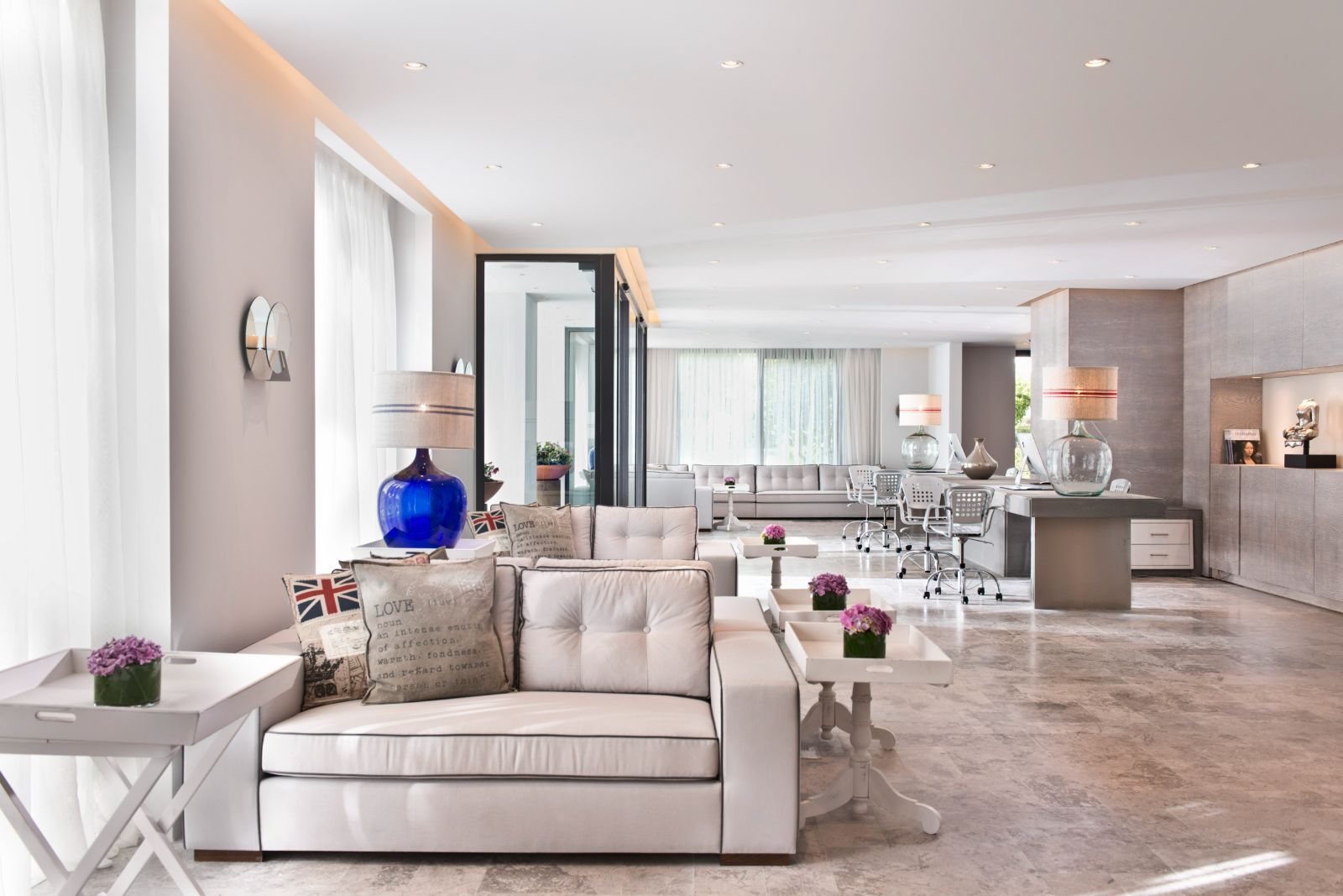 Guest suite lounge and seating at at D Resort Gocek in Turkey