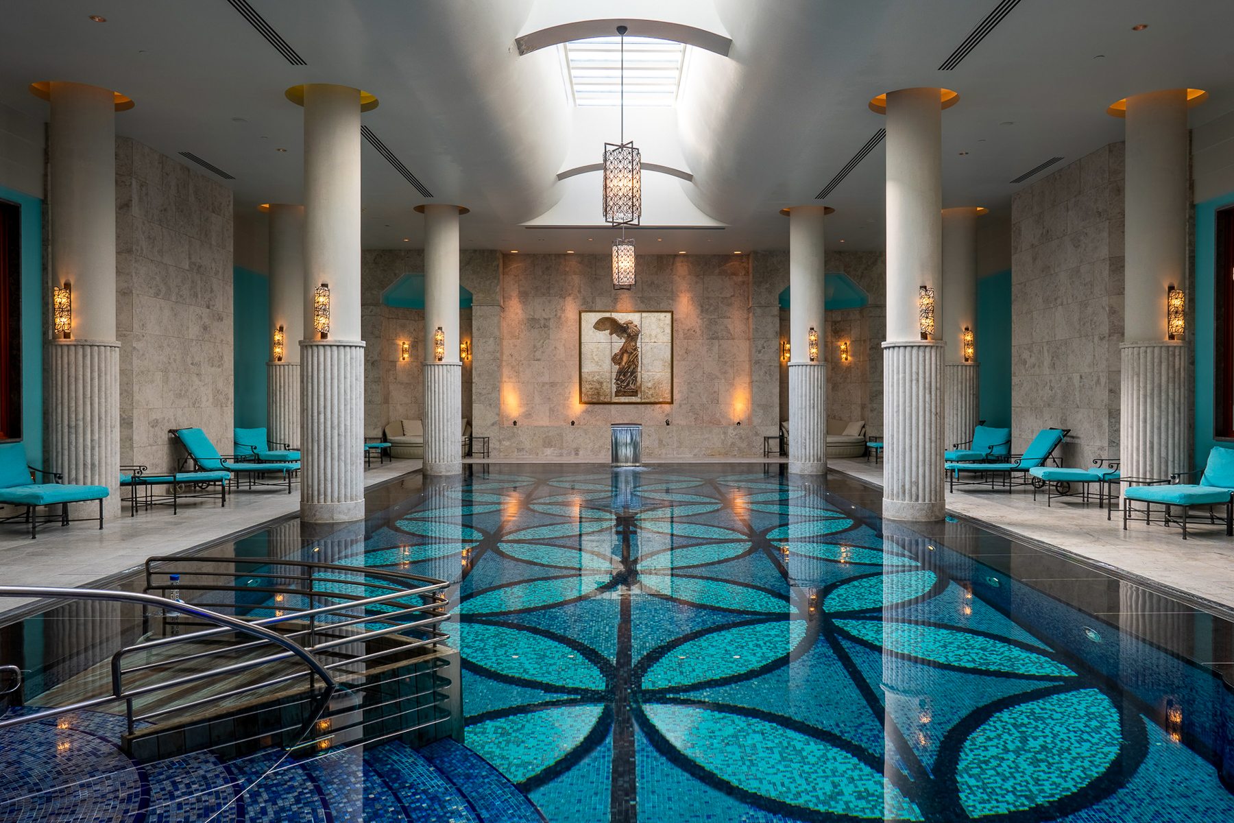 Indoor swimming pool at Four Seasons Bosphorus in Turkey