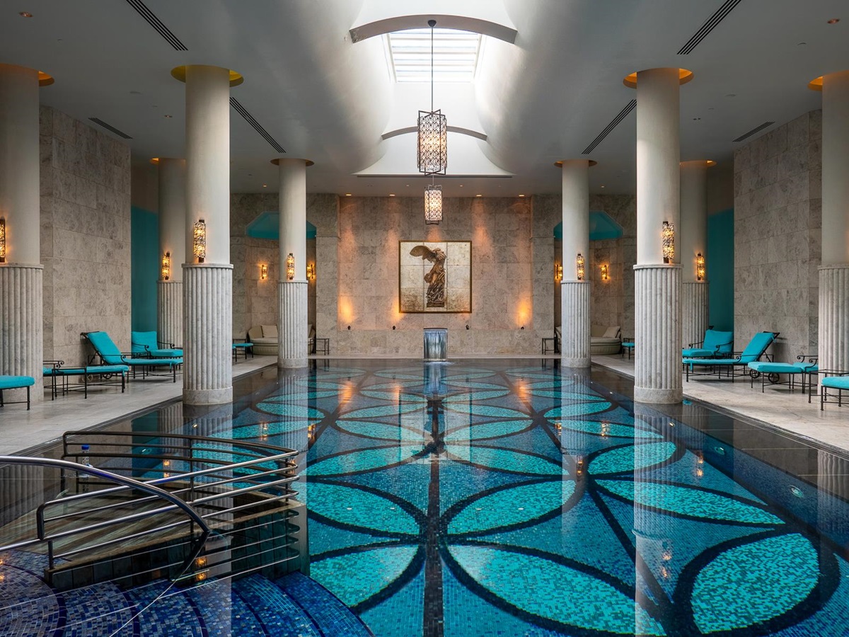 Indoor swimming pool at Four Seasons Bosphorus in Turkey