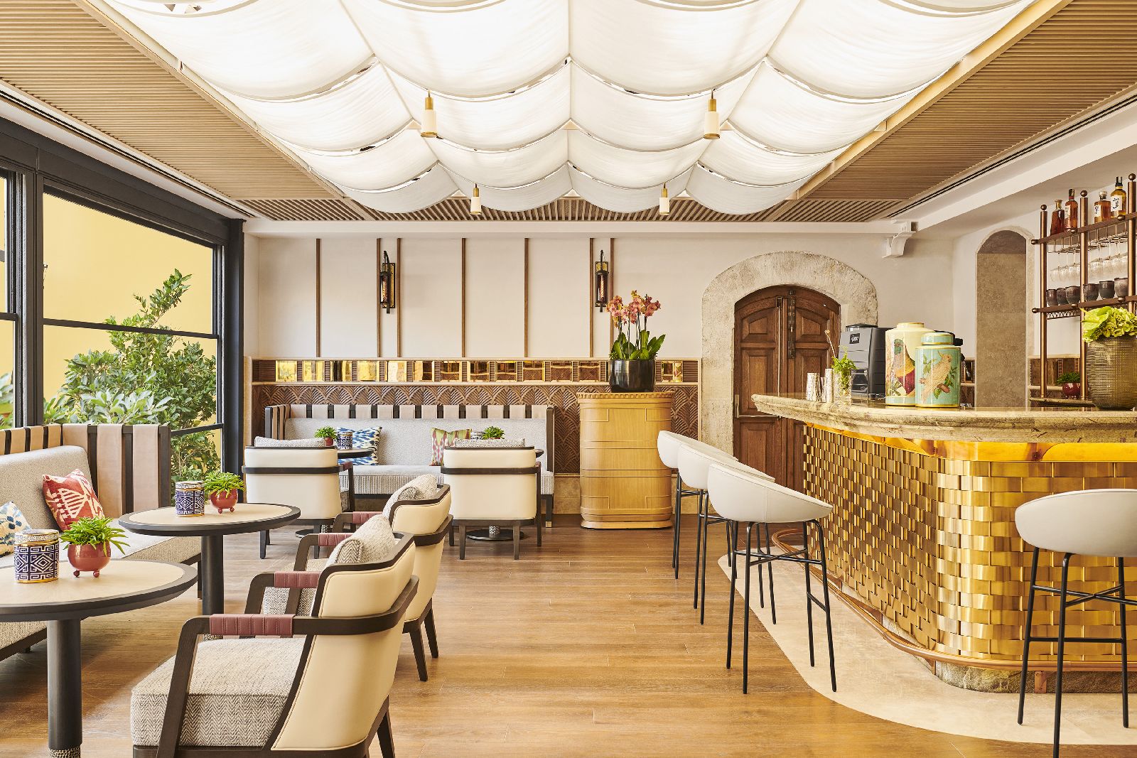 The bar at Four Seasons Istanbul Sultanahmet in Turkey