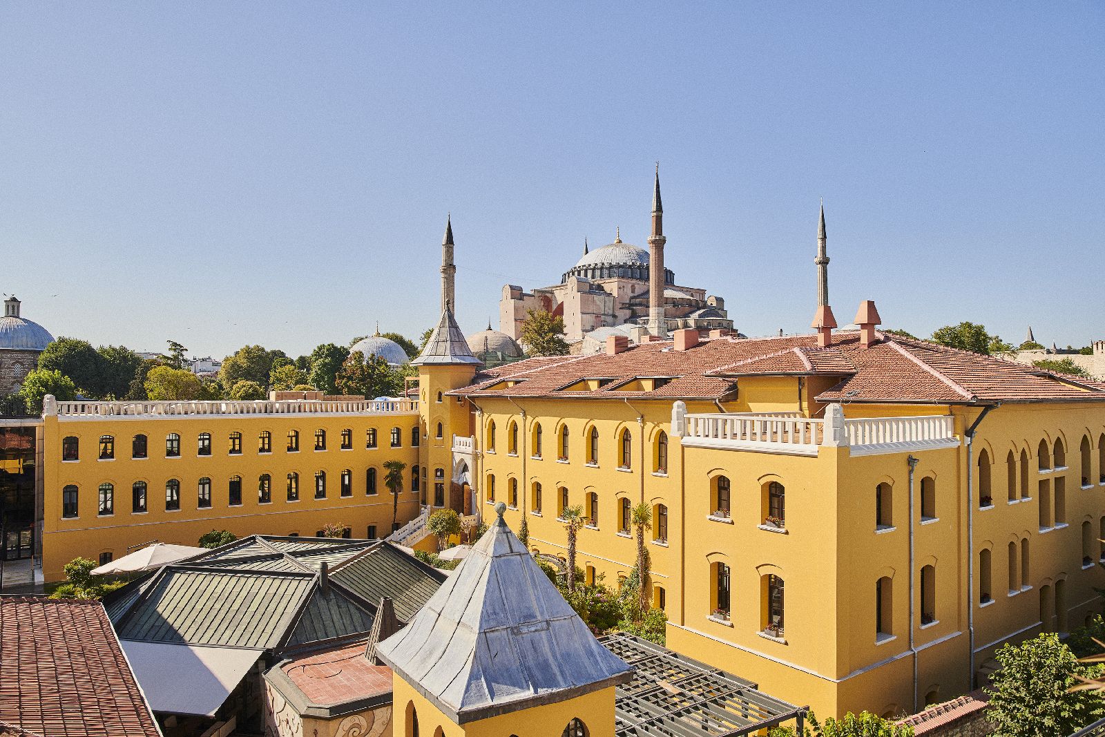 Exterior of the at Four Seasons Istanbul Sultanahmet in Turkey
