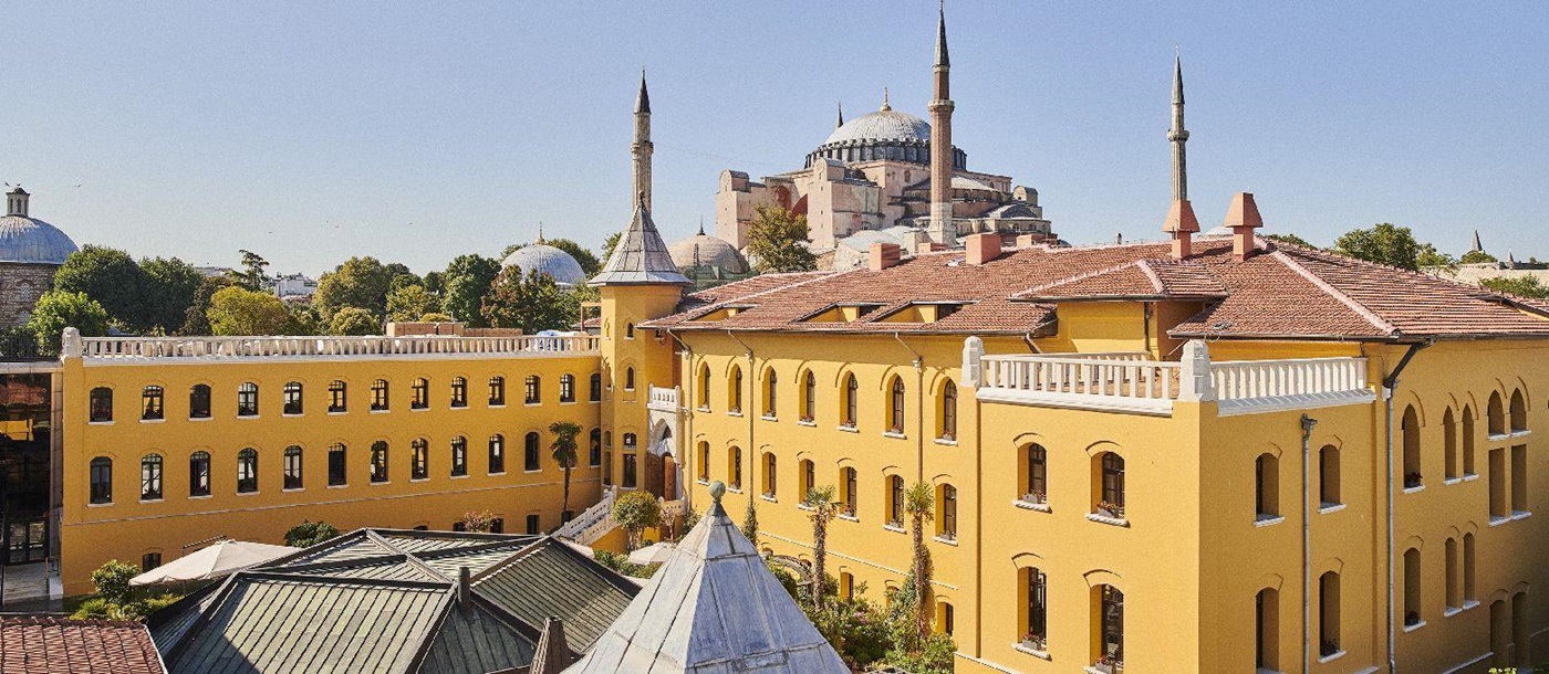 Exterior of the at Four Seasons Istanbul Sultanahmet in Turkey