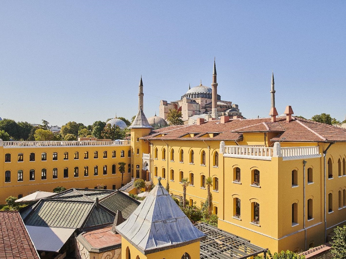 Exterior of the at Four Seasons Istanbul Sultanahmet in Turkey