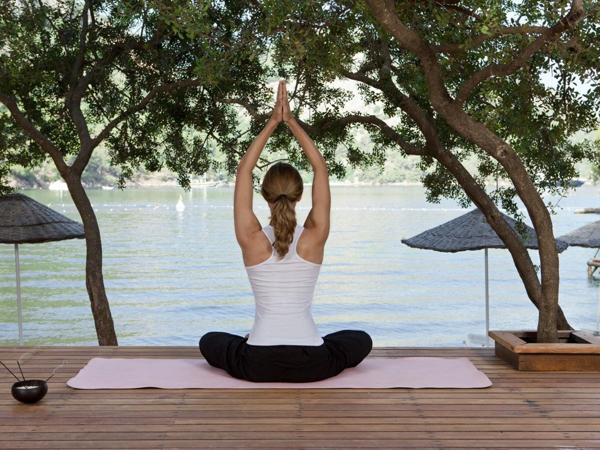 Yoga at Hillside Beach Club in Turkey