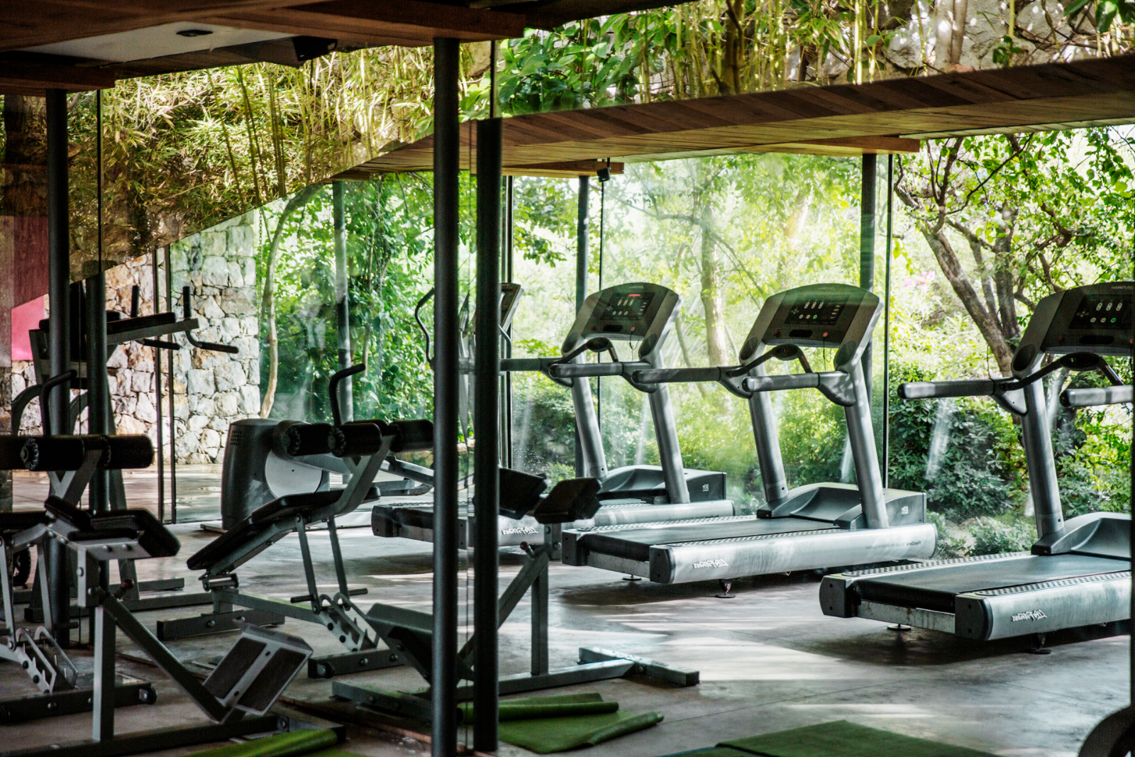 The fitness centre at Macakizi hotel Turkey