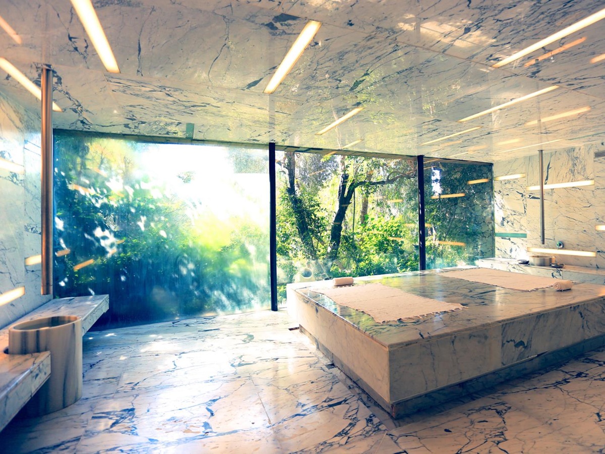 The hammam complex at Macakizi hotel Turkey