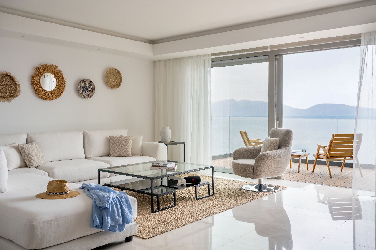 A two bedroom suite at the Mett Bodrum hotel in Turkey