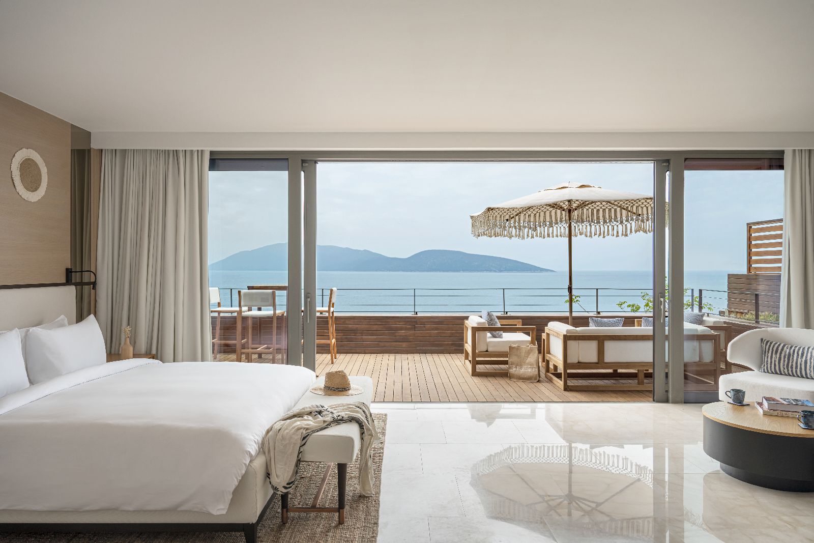 Sea View Loft Room at the Mett Bodrum hotel in Turkey