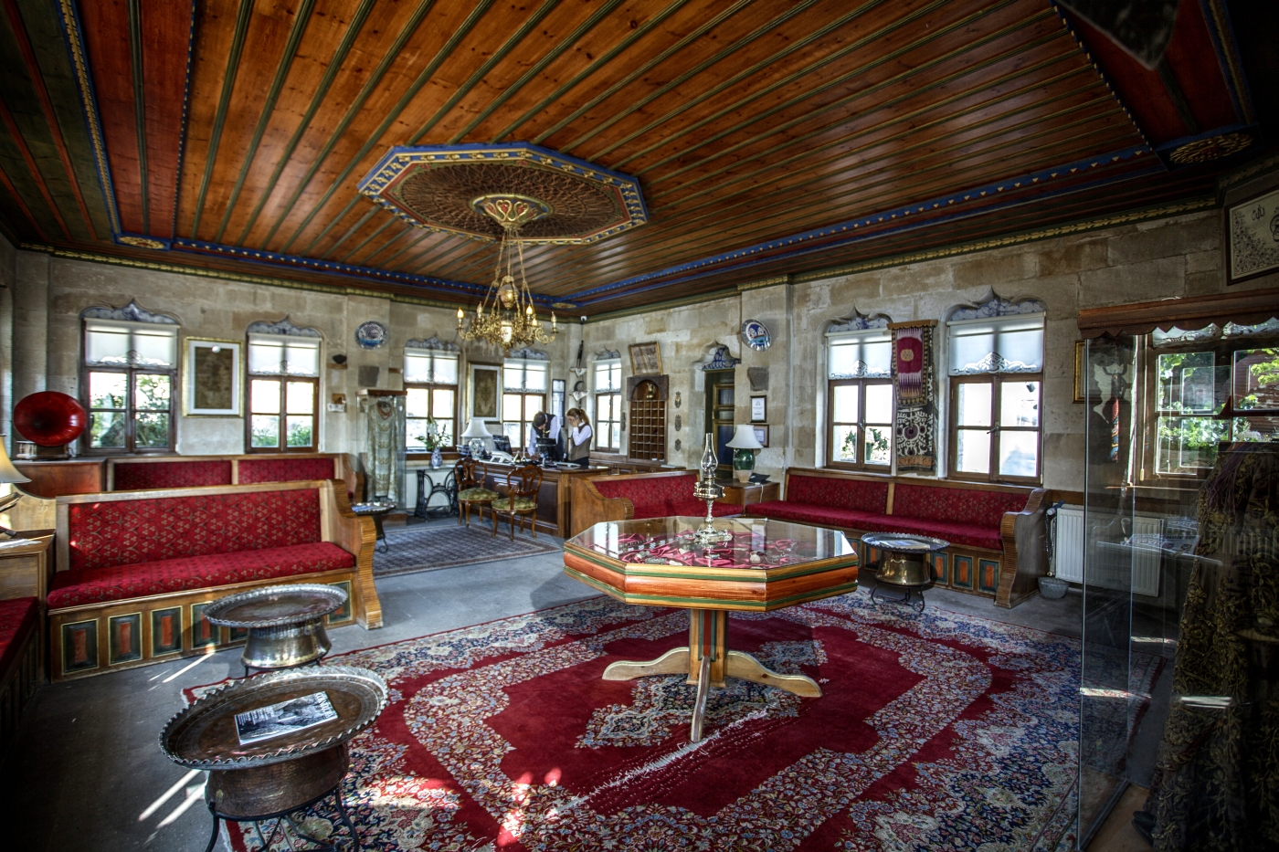 Lobby area at Museum Hotel in Cappadocia in Turkey