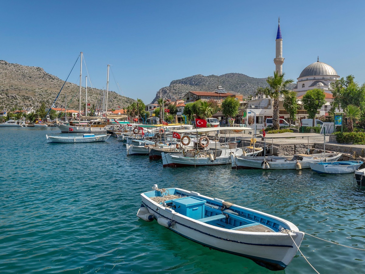 Bozburun Harbour in Turkey