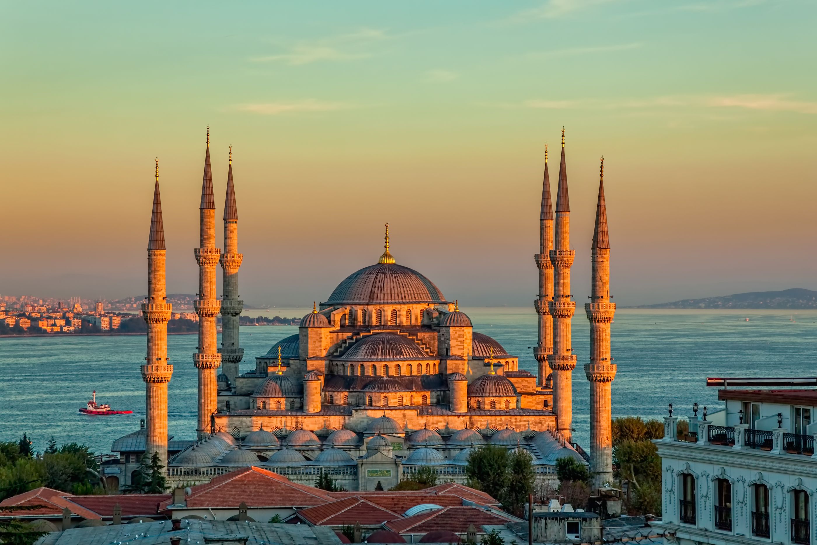 Blue mosque in Istanbul Turkey