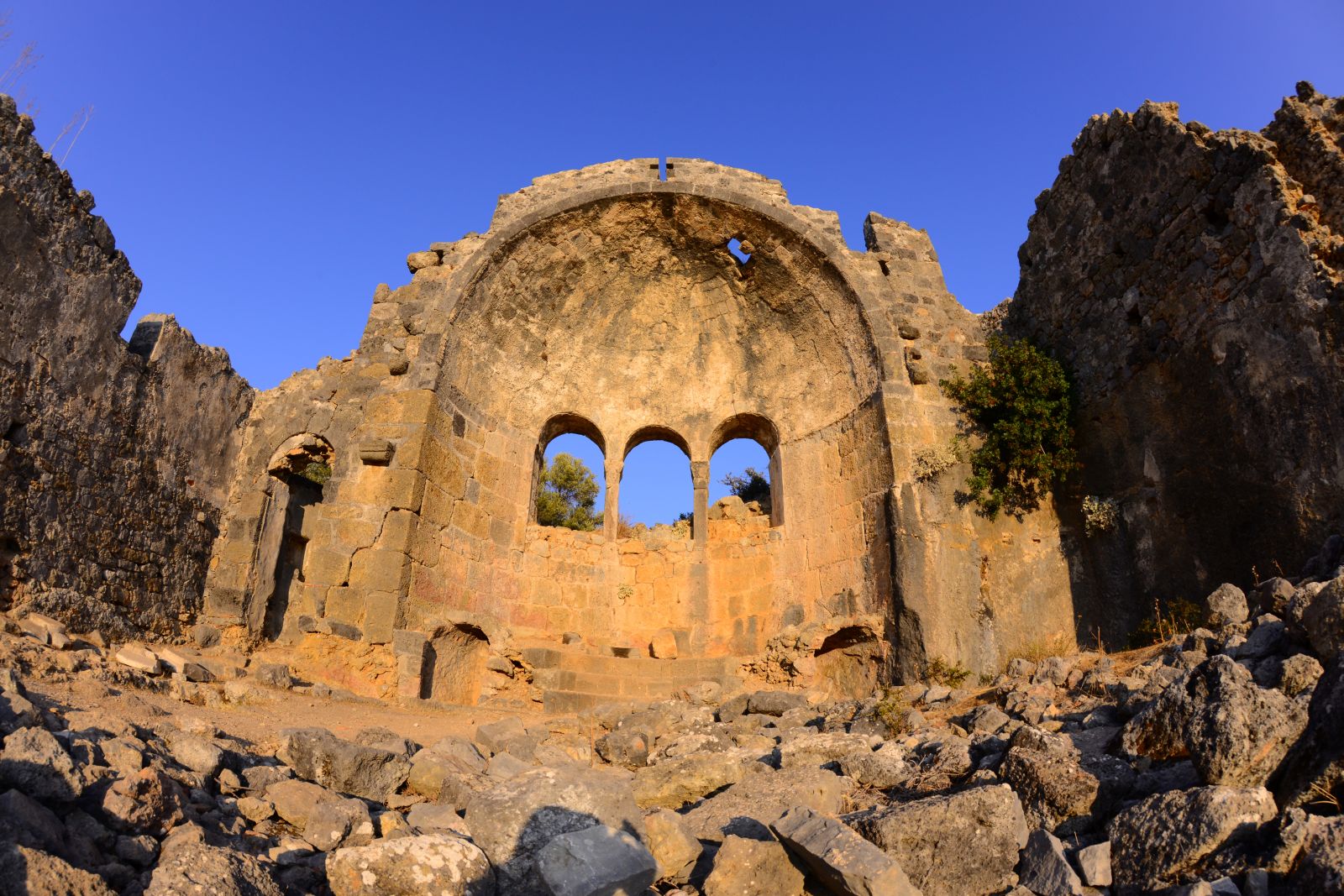 Historic chapel on St Nicholas Island in Turkey