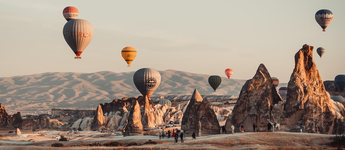 Balloons over Cappadocia, Turkey