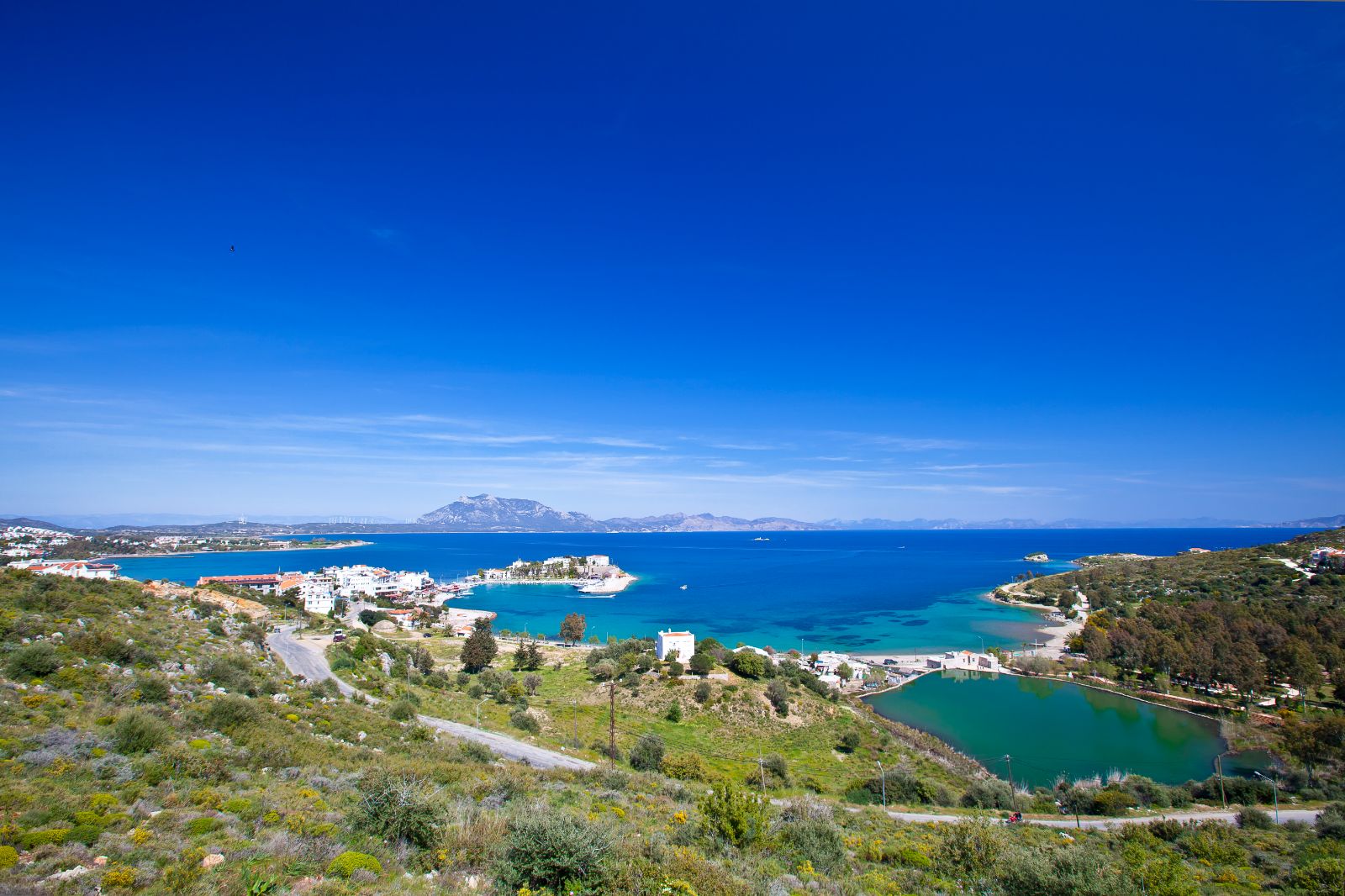 Coastline of the Datca Peninsula in Turkey