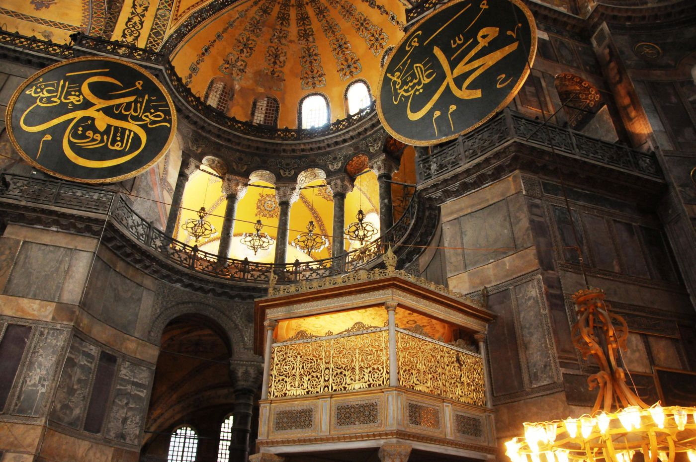 Greek Orthodox cathederal Hagia Sophia in Istanbul, Turkey