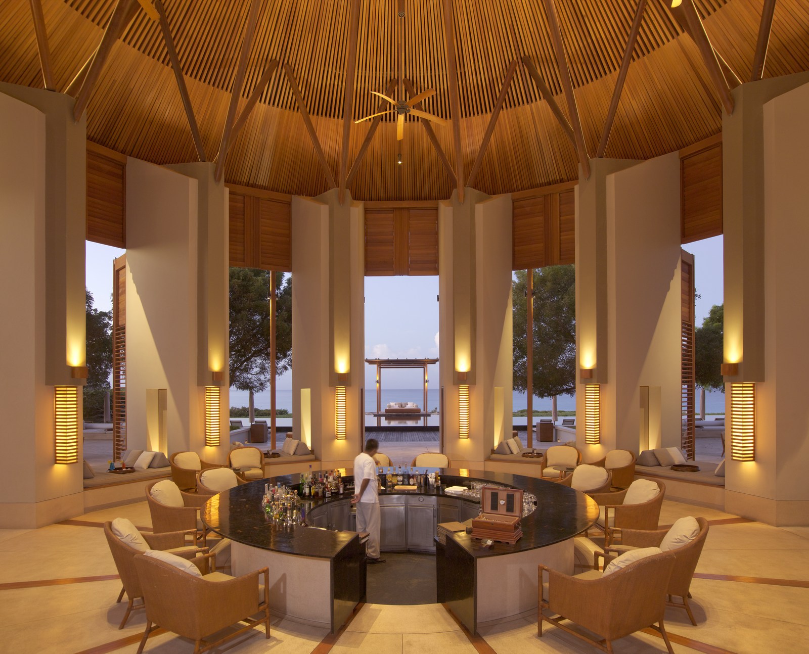 Bar at Amanyara, Turks and Caicos Islands