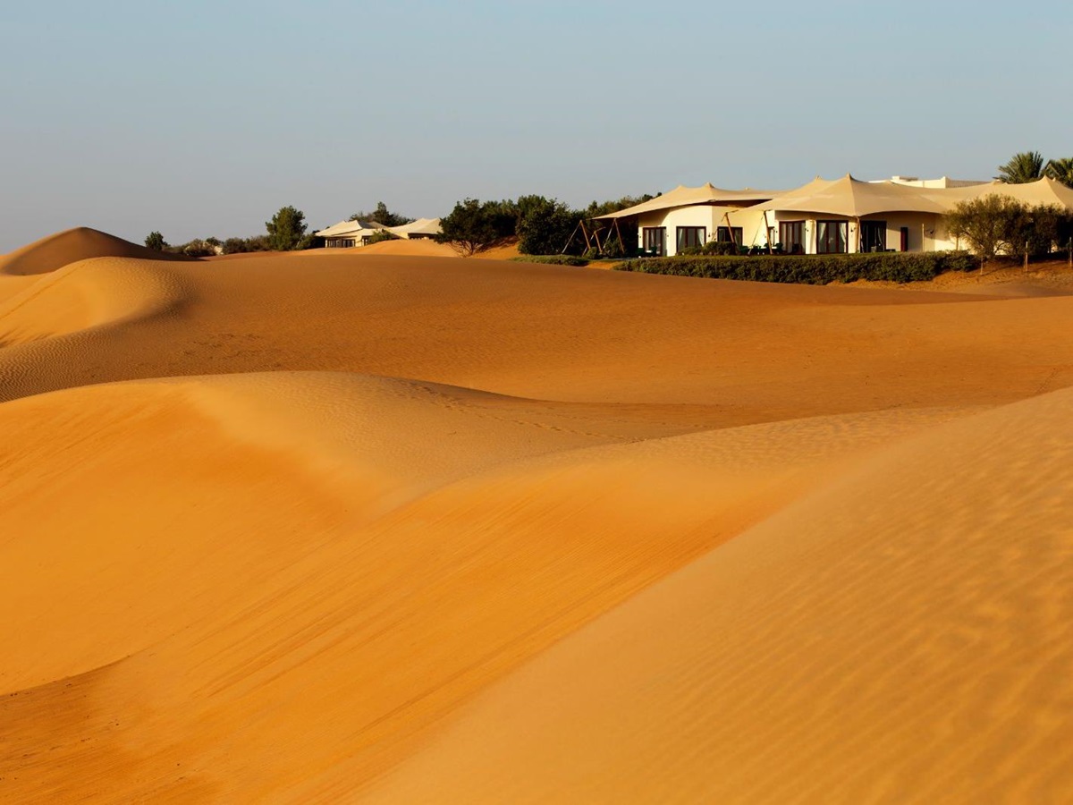 Exterior view of Al Maha A Luxury Collection Desert Resort & Spa in Dubai