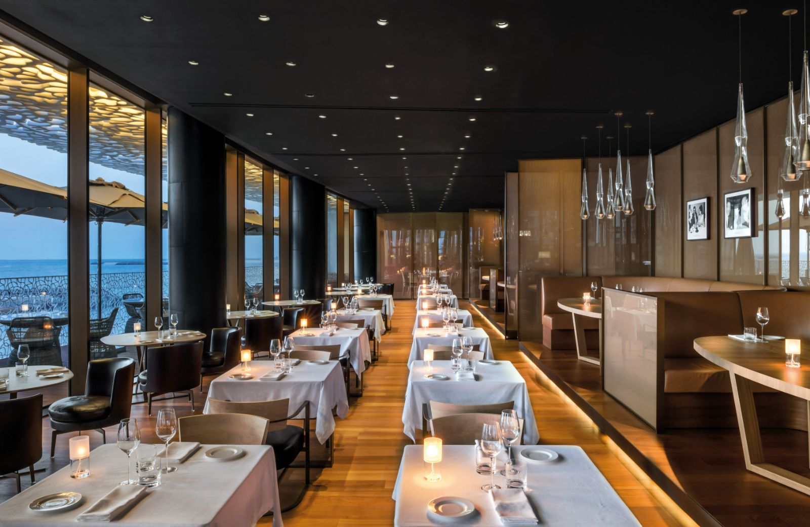 Restaurant at Bulgari Resort Dubai on Jumeirah Bay island