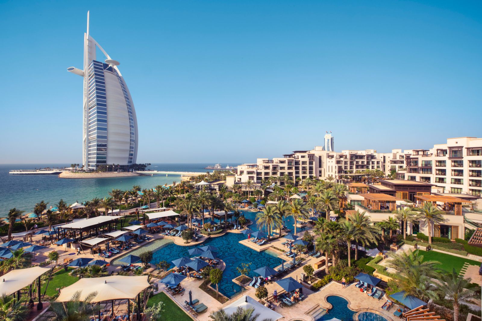 Aerial view of Jumeirah Al Naseem in Dubai