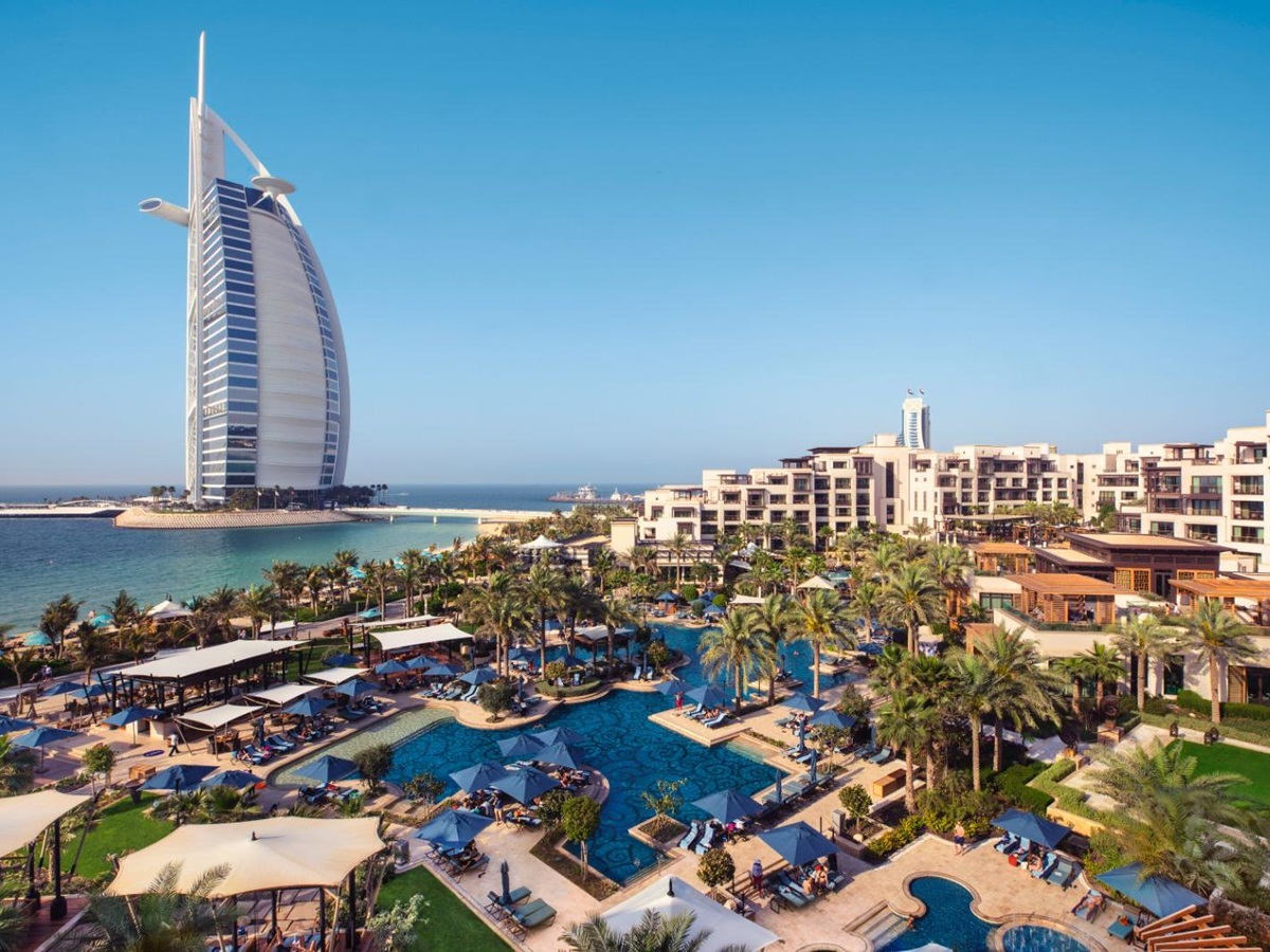 Aerial view of Jumeirah Al Naseem in Dubai
