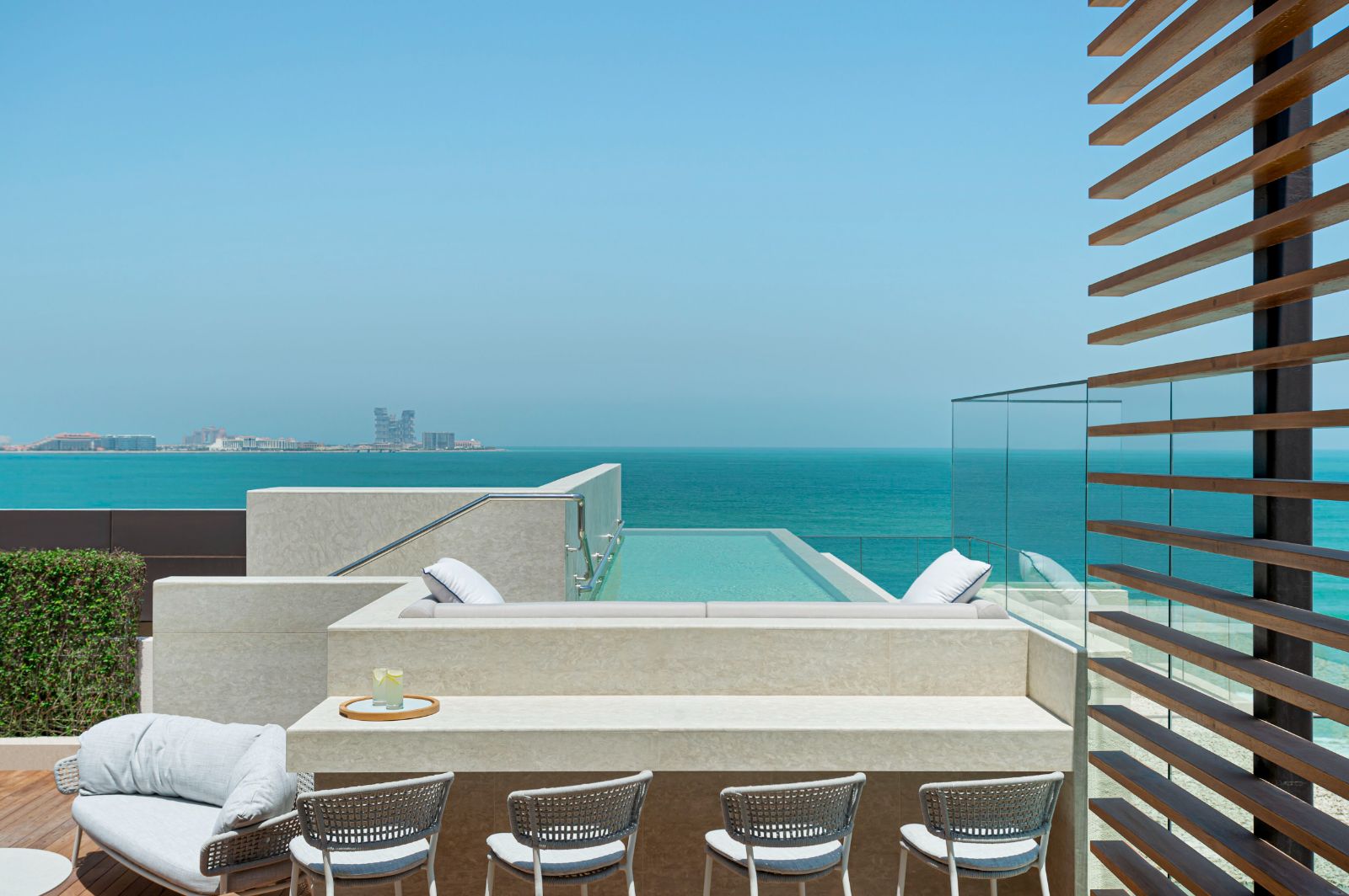 Royal penthouse suite pool at Jumeirah Al Naseem in Dubai