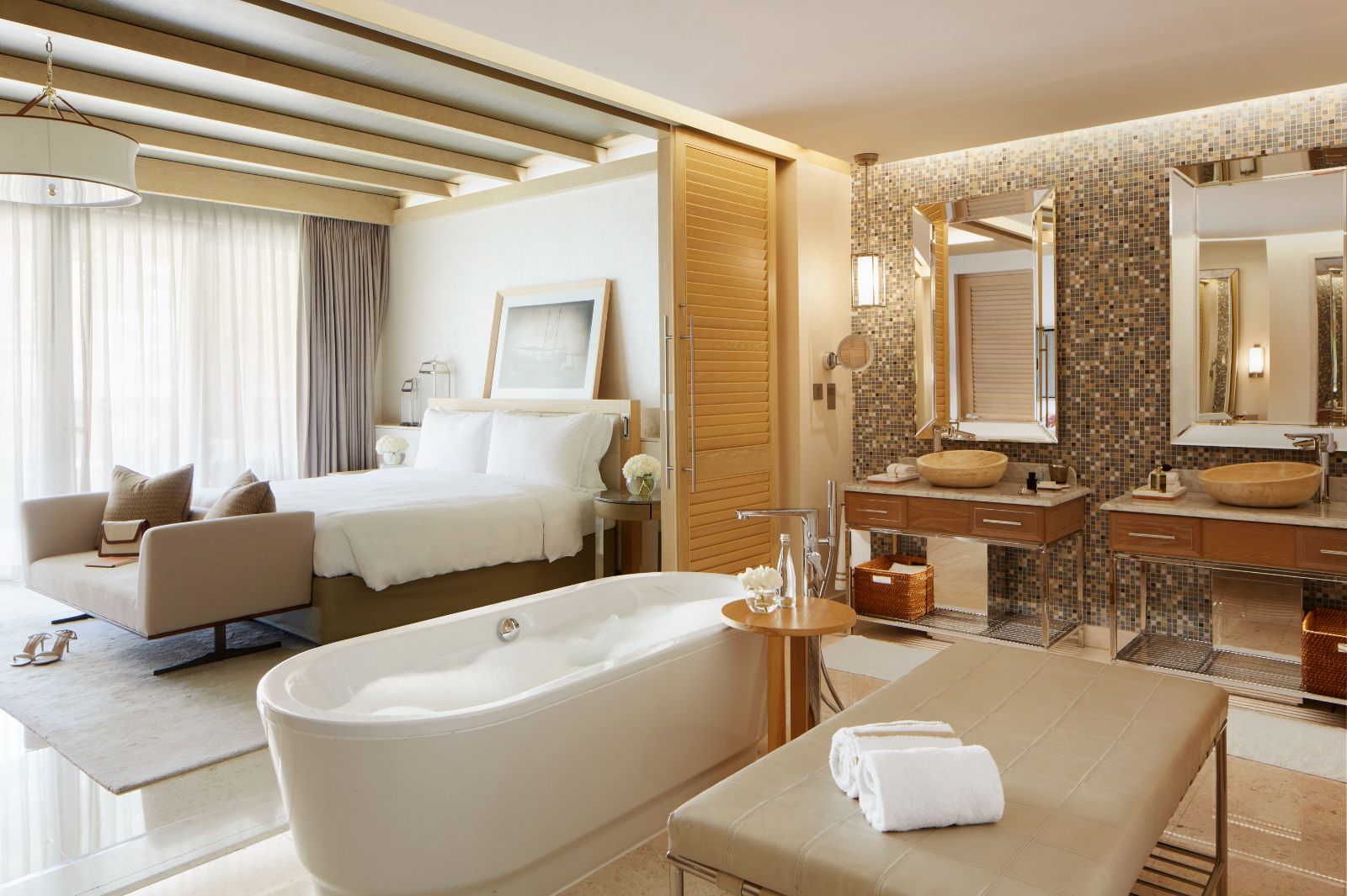 Suite bathroom at Jumeirah Al Naseem in Dubai