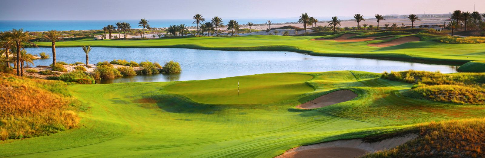 Championship course at the Saadiyat Beach Golf Club in Abu Dhabi