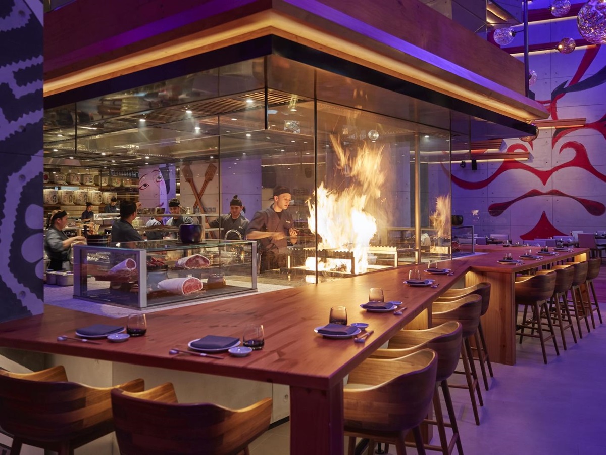 Netsu restaurant at Mandarin Oriental Jumeira in Dubai