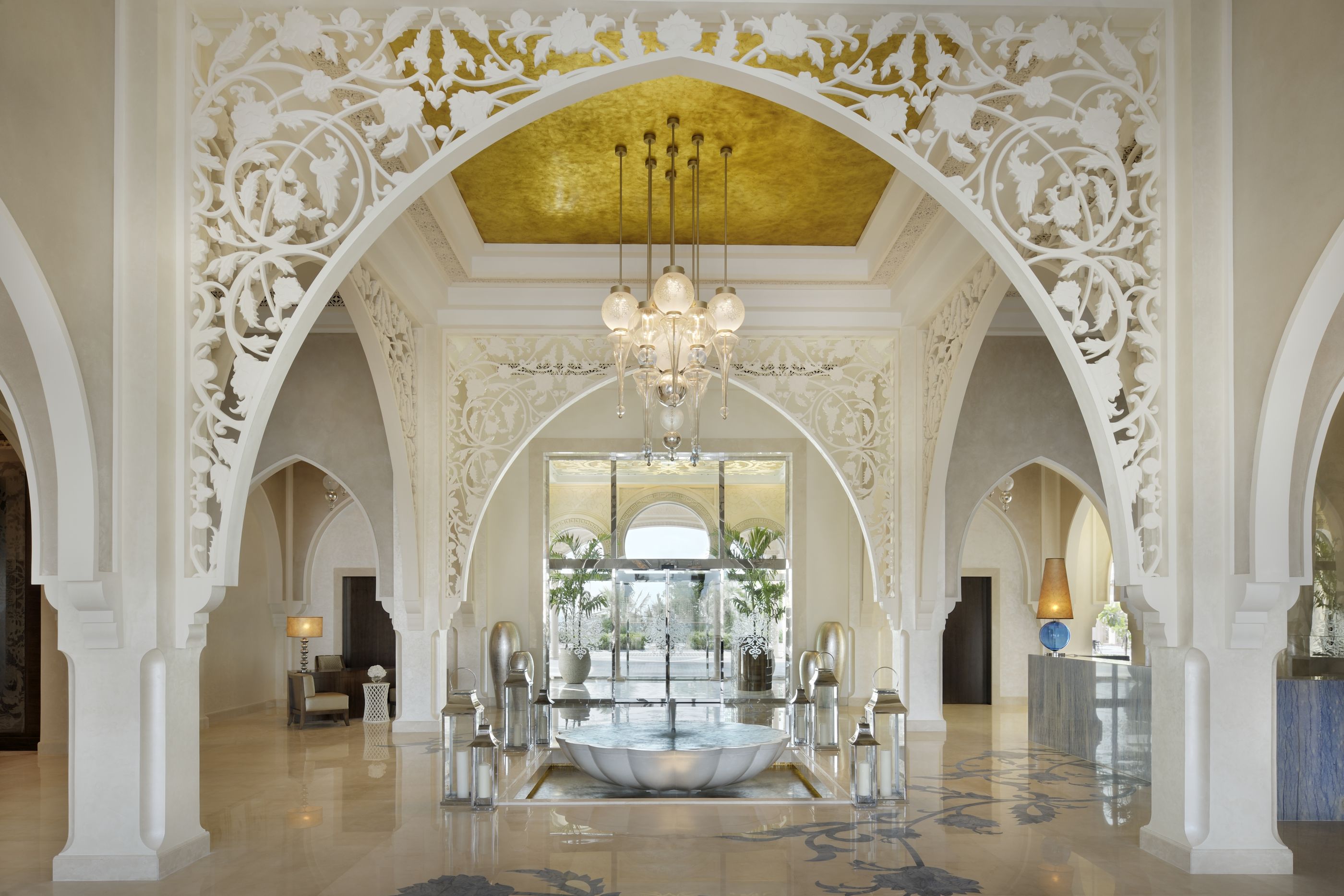 The nterior of the One Only The Palm in Dubai