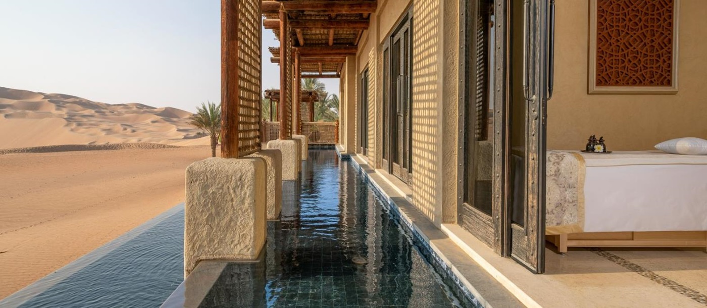 Desert facing spa at the Qasr al Sarab by Anantara in Abu Dhabi