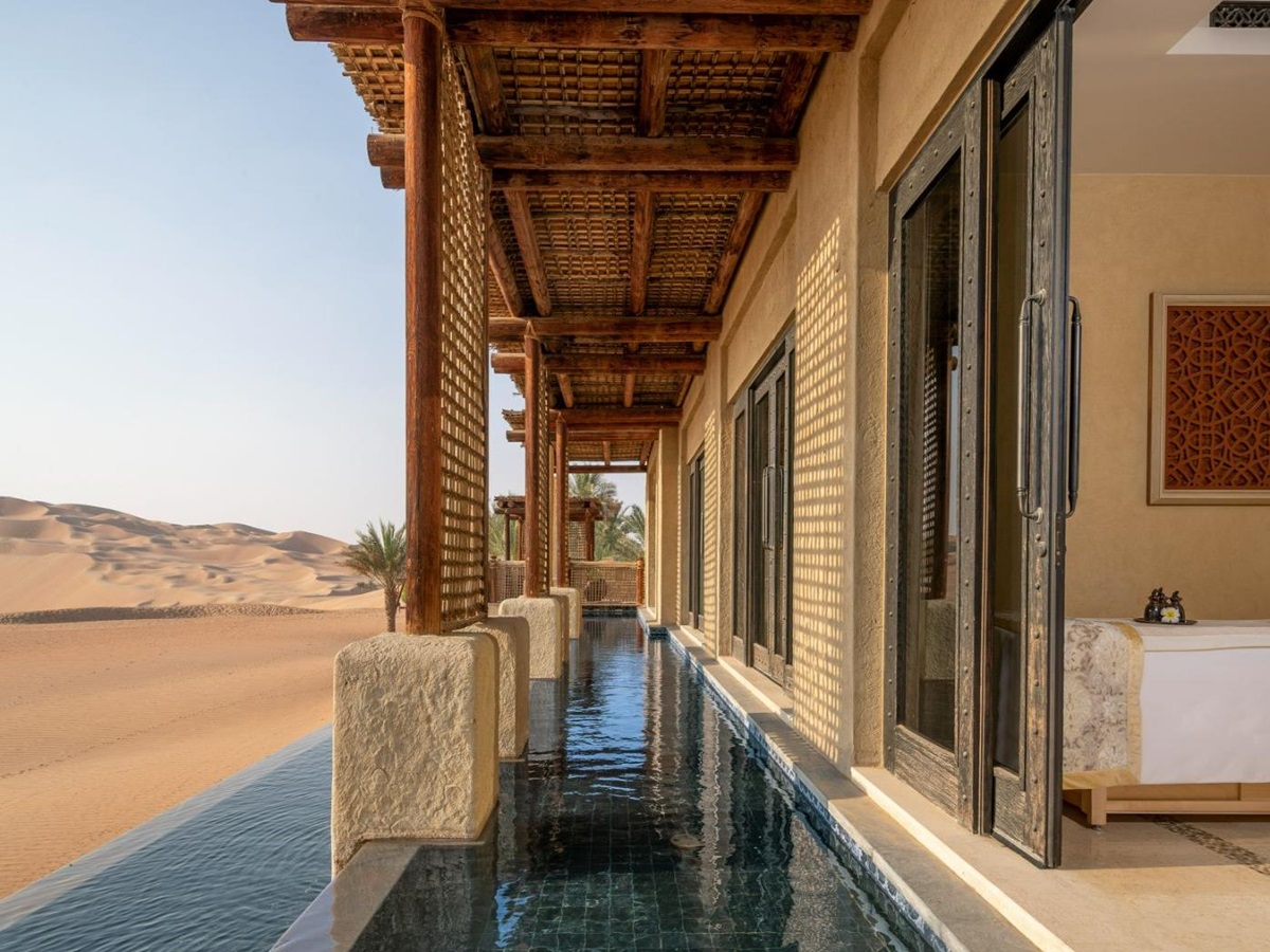 Desert facing spa at the Qasr al Sarab by Anantara in Abu Dhabi