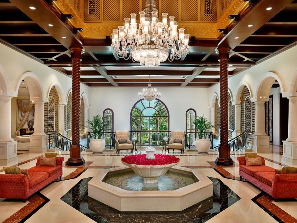 Lobby at The Ritz Carlton Dubai