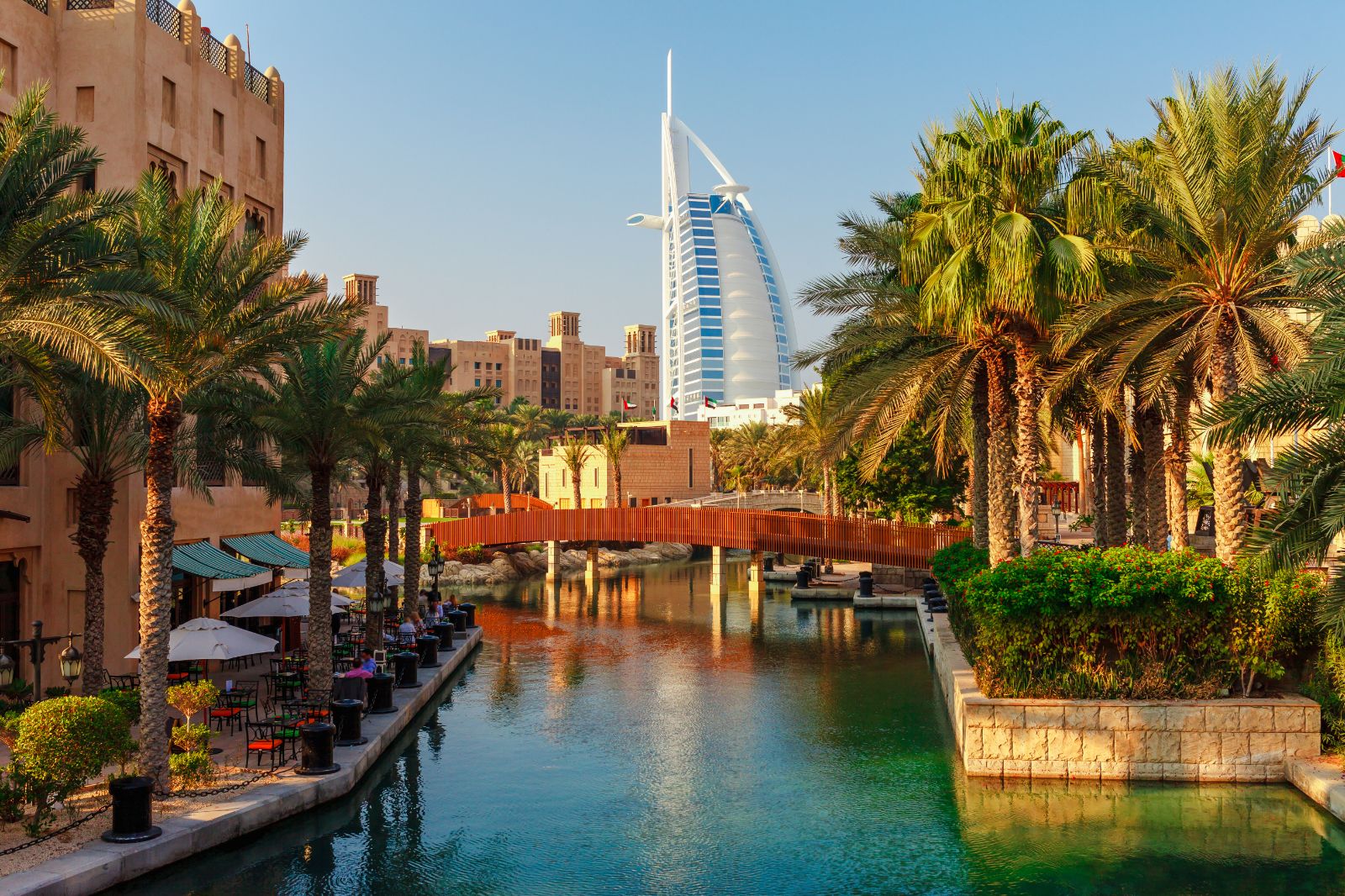 Burj Al Arab viewed from a neighbouring resort