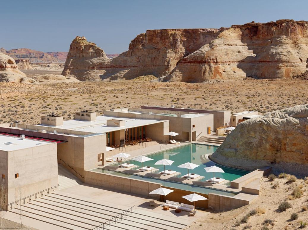 The exteriors of Amangiri, USA