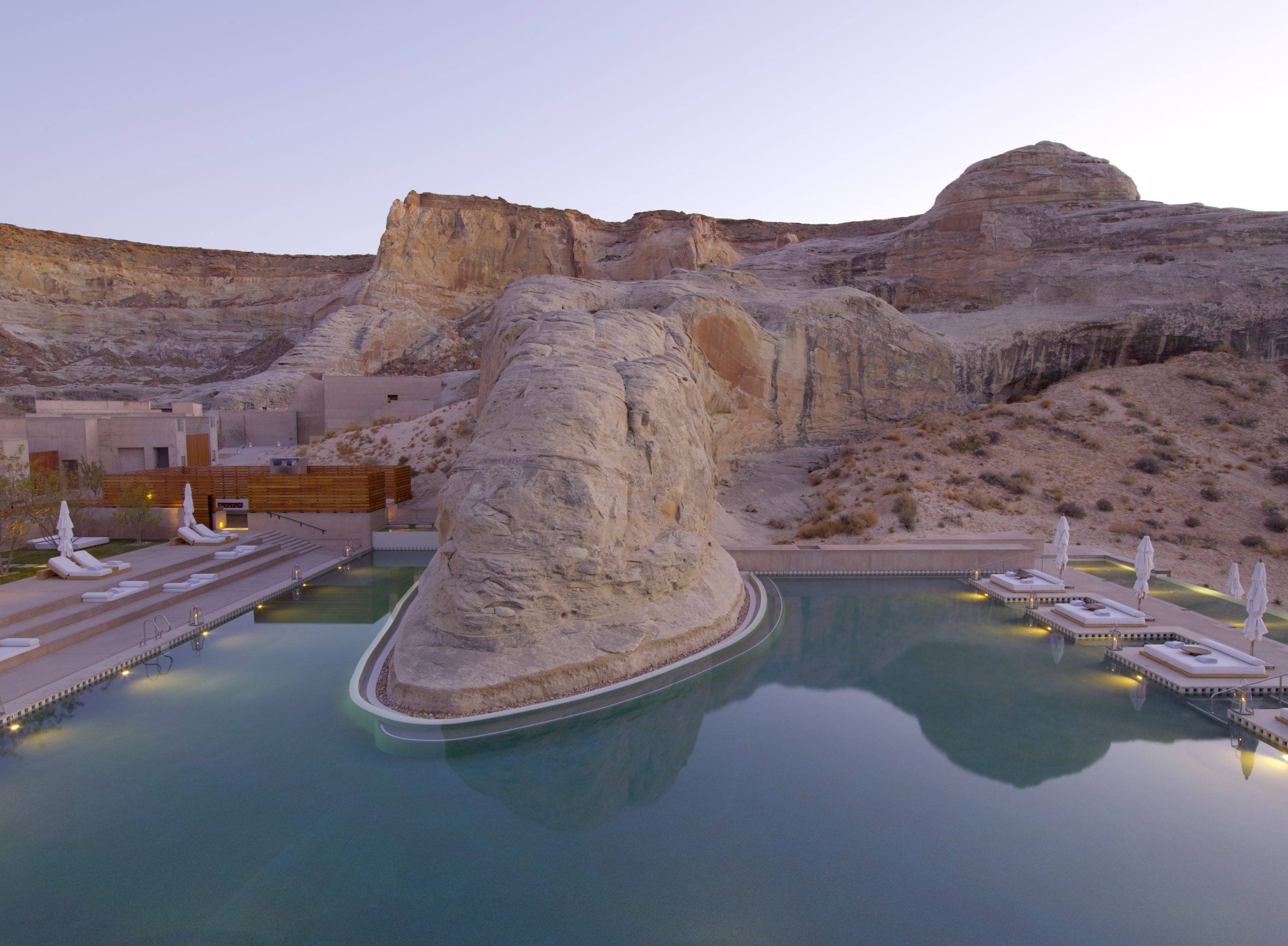 The swimming pool of Amangiri, USA