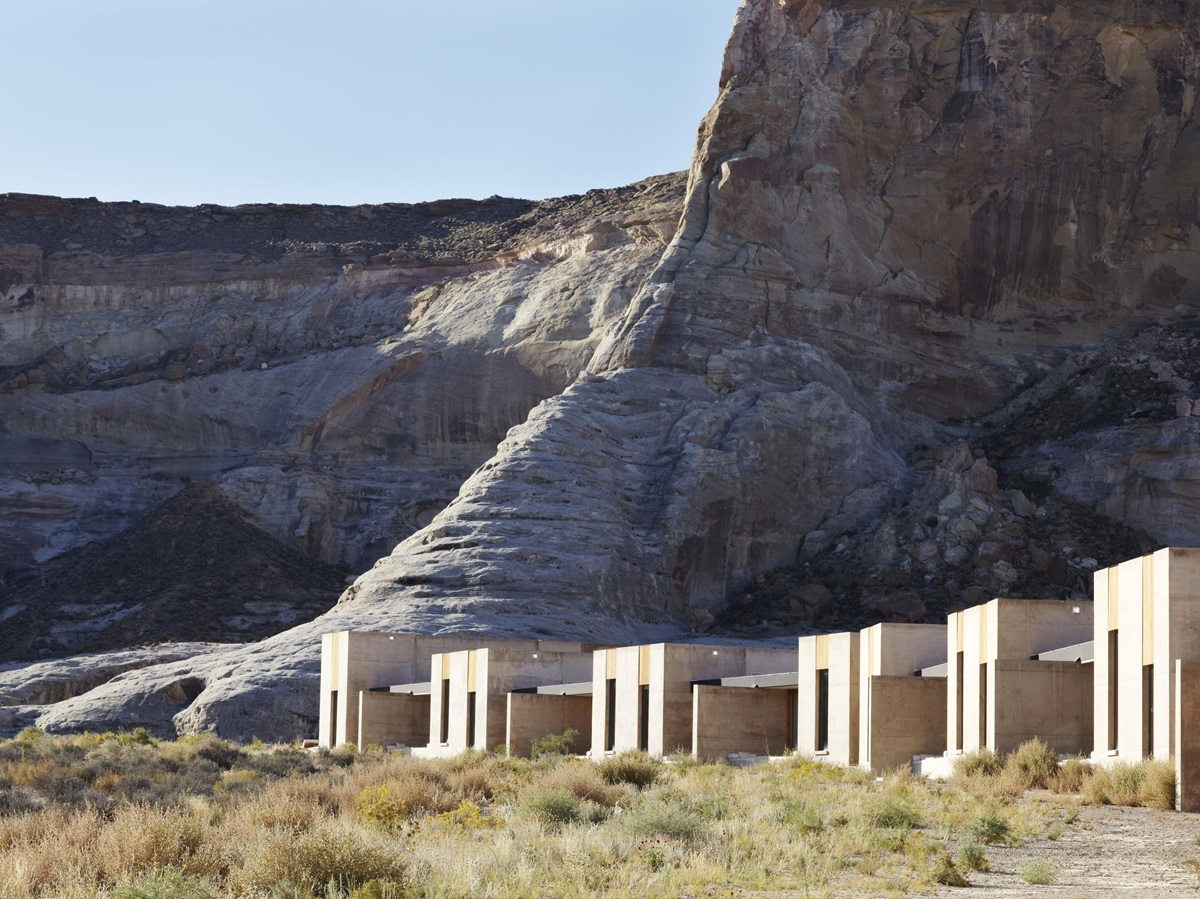 The sand dunes surrounding Amangiri, USA