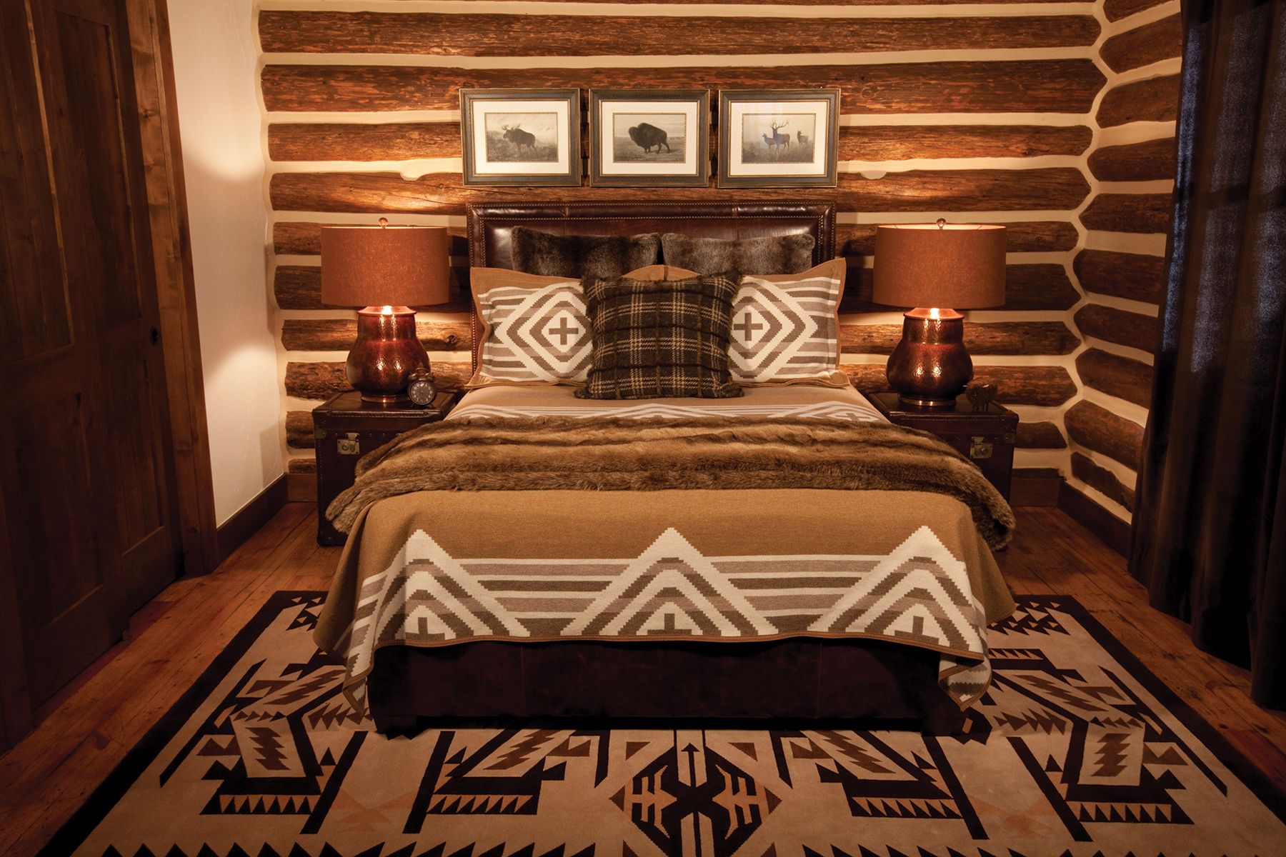 The Bison Room in Brush Creek Ranch, USA