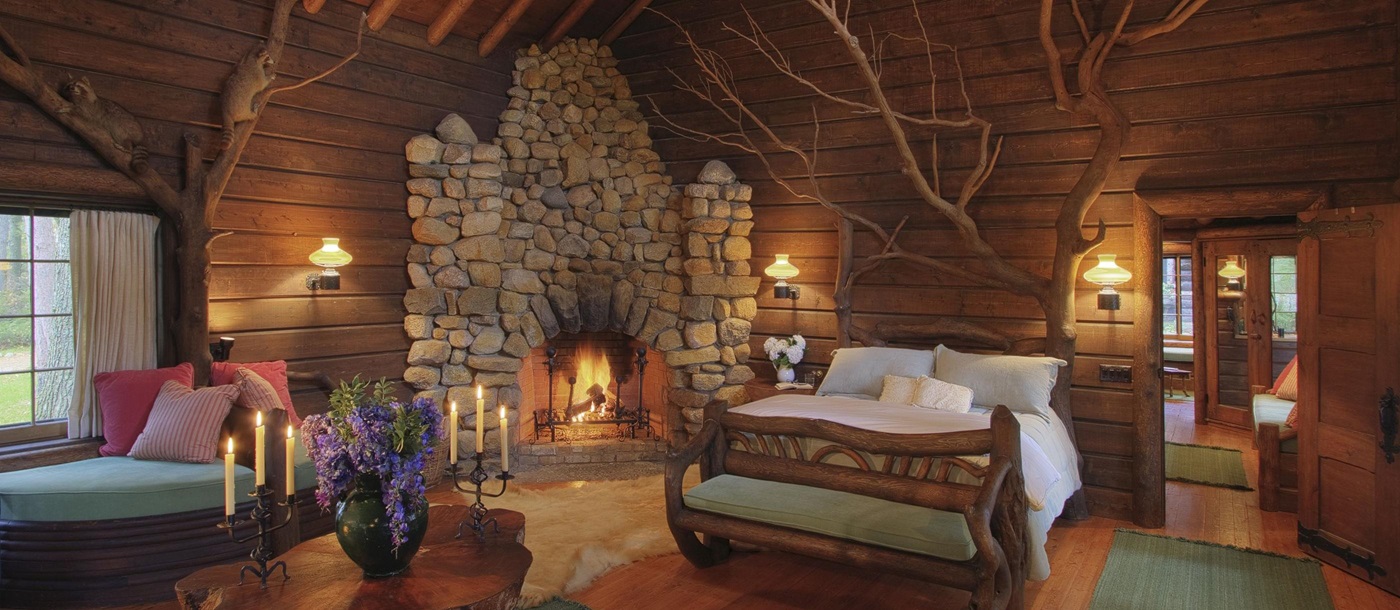 The double bedroom of Lake Kora, USA