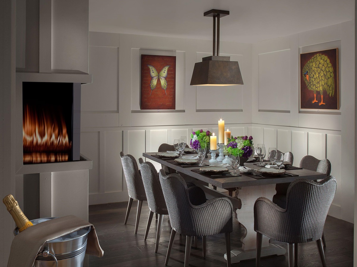 The private dining area of l'Auberge de Sedona, USA