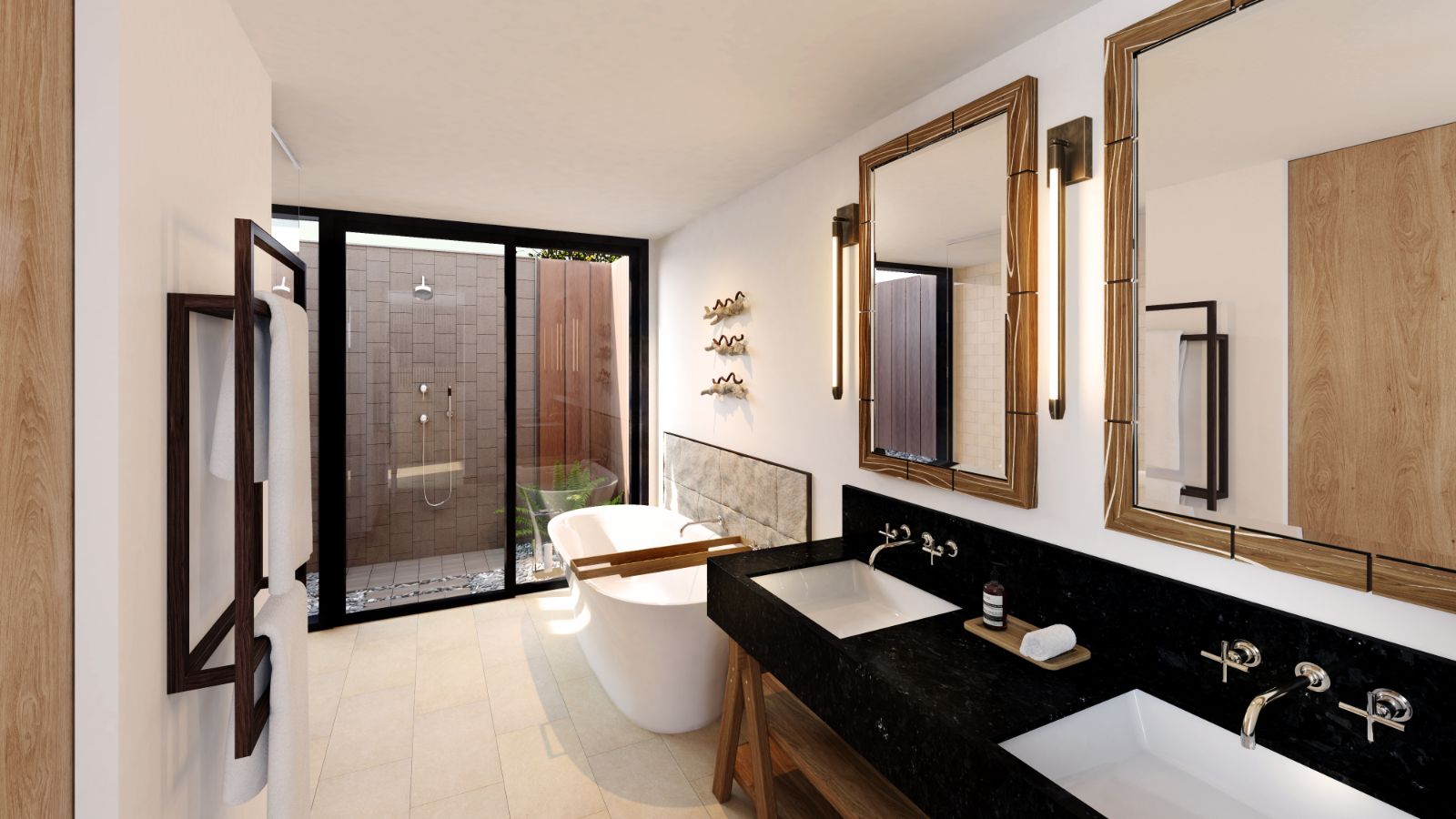 Deluxe bathroom at Montage Healdsburg in Sonoma, California