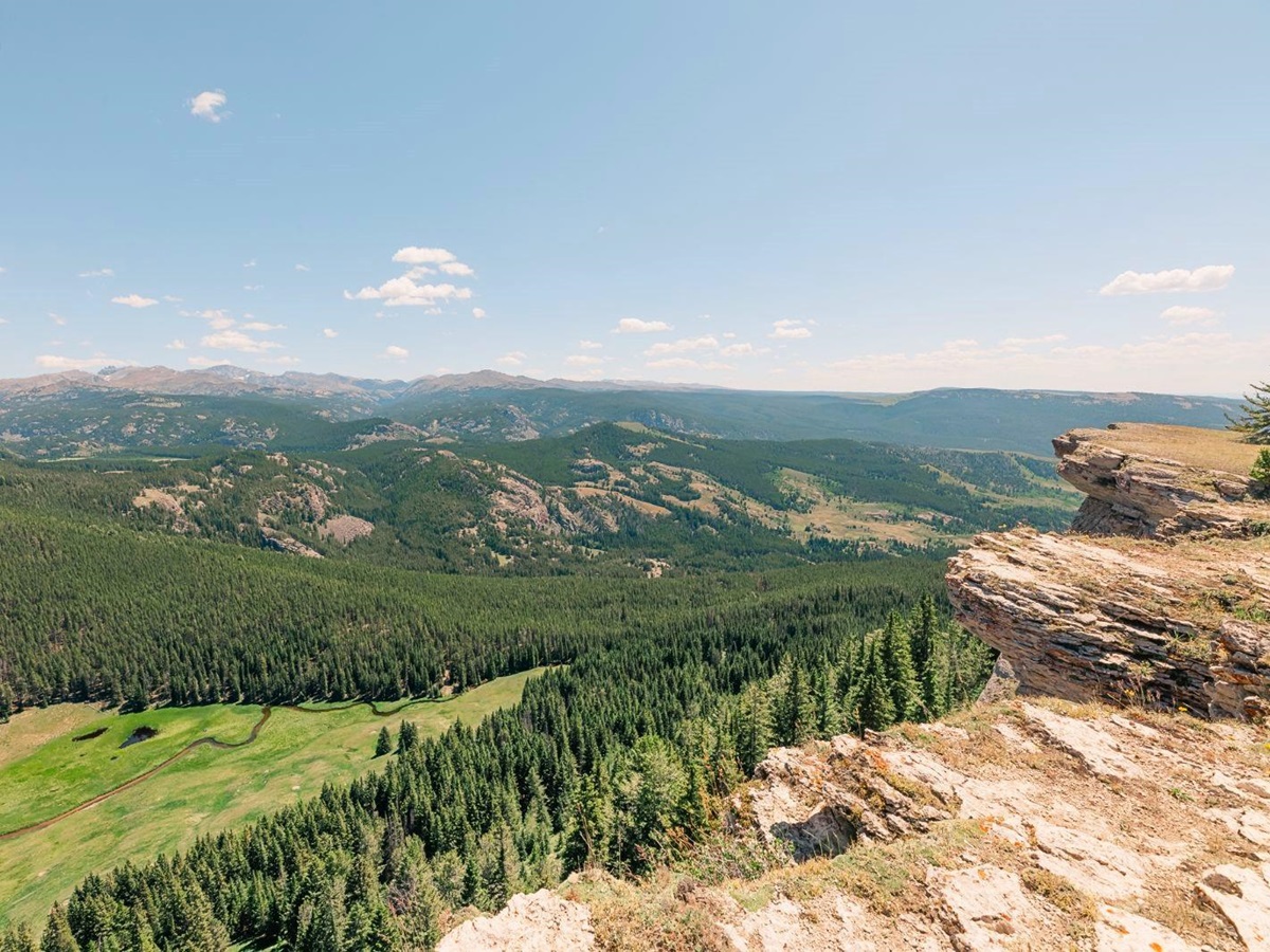 Cliff at Paintrock Canyon Ranch in Wyoming. Photo: Brennan Cira